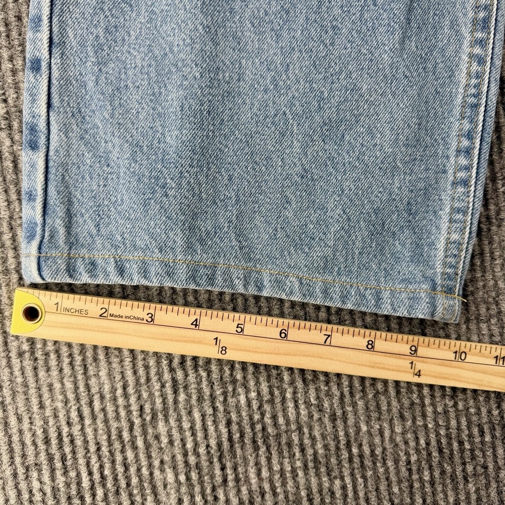 Carhartt Jeans Mens 48x30 Loose Fit Workwear Denim‎ Carpenter Light Wash - Picture 9 of 10
